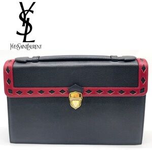 YVES SAINT LAURENT Vintage Top Handle/ Clutch Bag